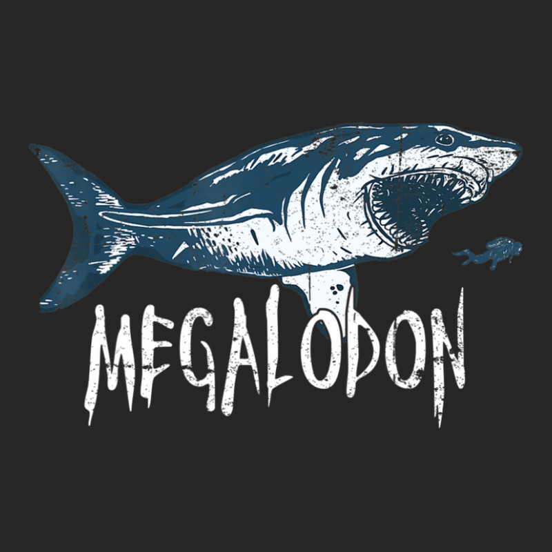 Megalodon Shark Lovers Ladies Fitted T-Shirt by rastyrocl | Artistshot