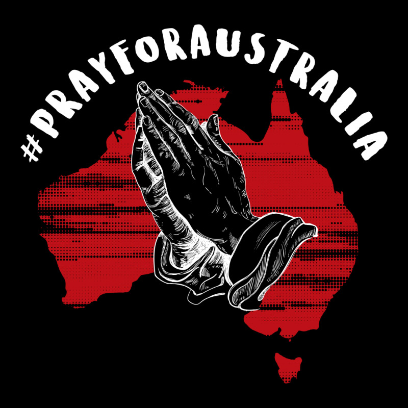 Pray For Australia Map For Dark Youth Hoodie | Artistshot