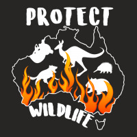 Protect Wildlife For Dark Ladies Fitted T-shirt | Artistshot