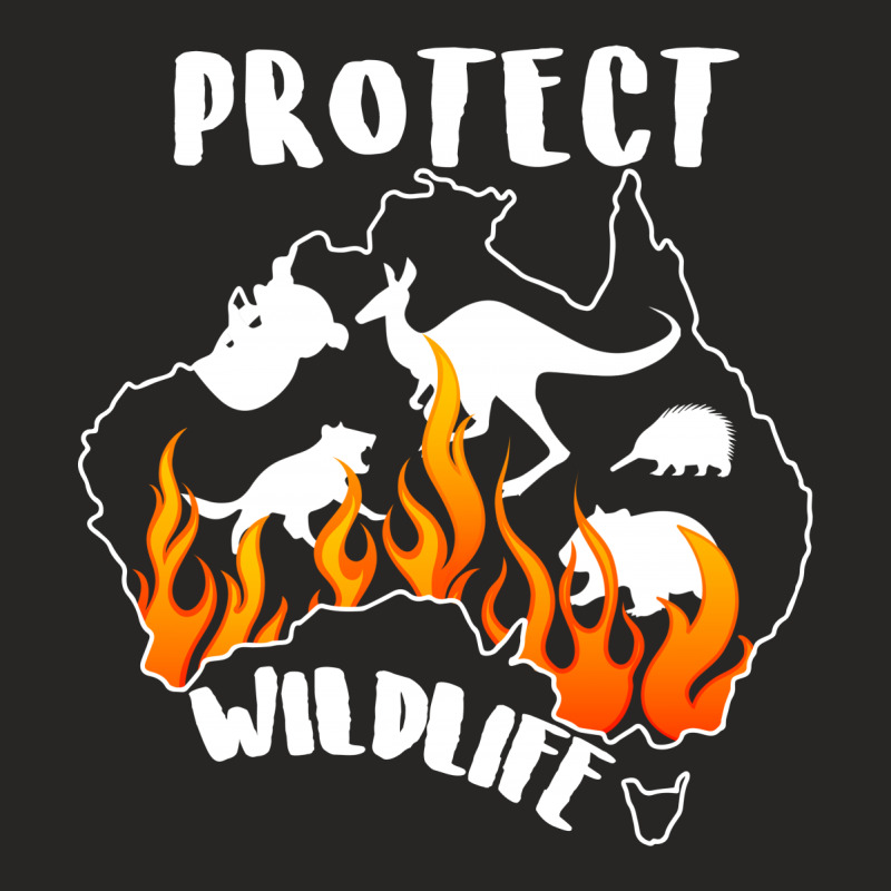 Protect Wildlife For Dark Ladies Fitted T-Shirt by autlu2024 | Artistshot