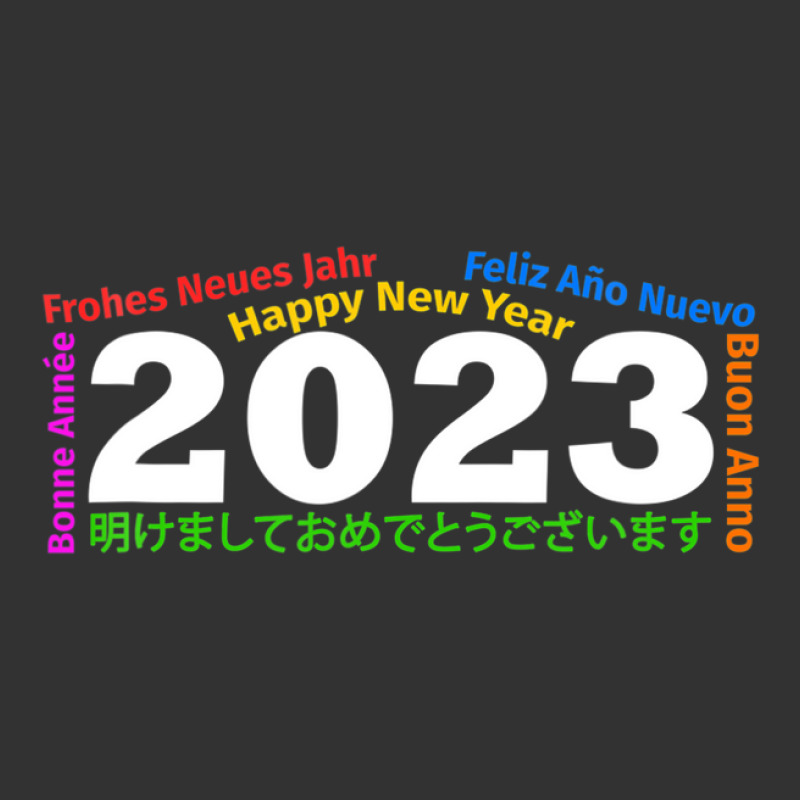 Happy New Year 2023 In Multi Languages Colorful Design Baby Bodysuit | Artistshot