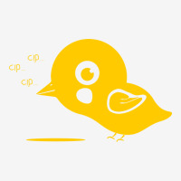 Illustration Of A Cute Little Yellow Bird Graphic T-shirt | Artistshot