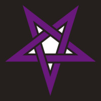 Reverse Purple Pentagram Satanic Satanism Tank Top | Artistshot