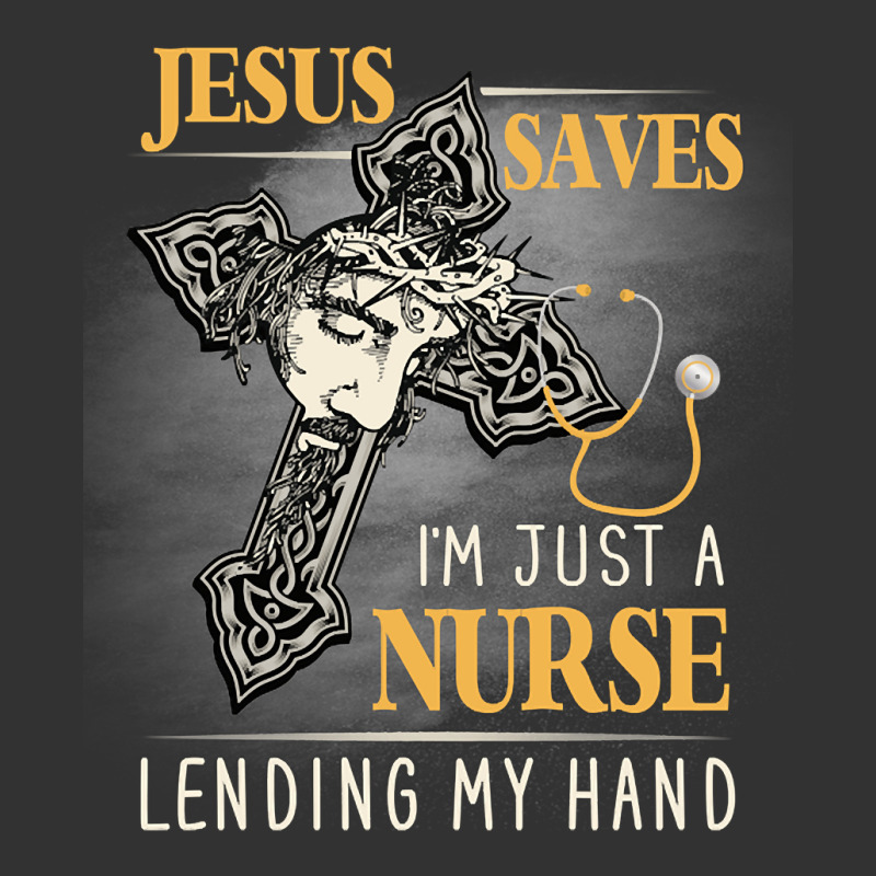 Jesus Saves I_m Just A Nurse Lending My Hand Baby Bodysuit by poppyallen | Artistshot