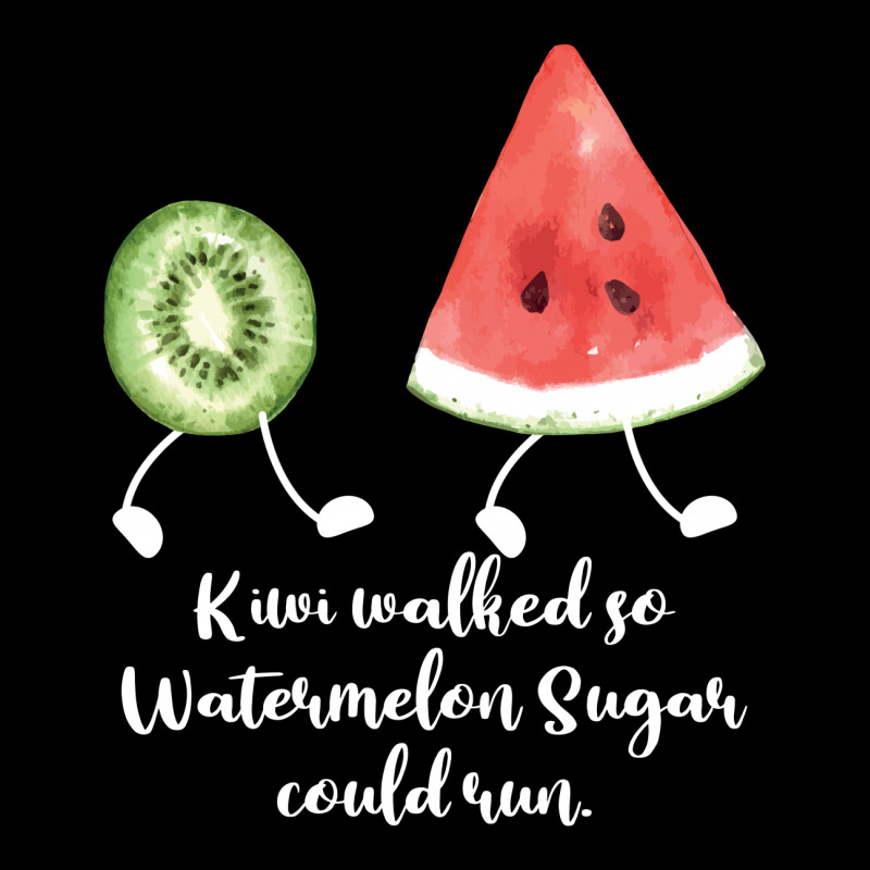 Kiwi Walked So Watermelon Sugar Could Run For Dark Men's Long Sleeve Pajama Set | Artistshot