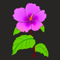 Flower Purple Ladies Fitted T-shirt | Artistshot