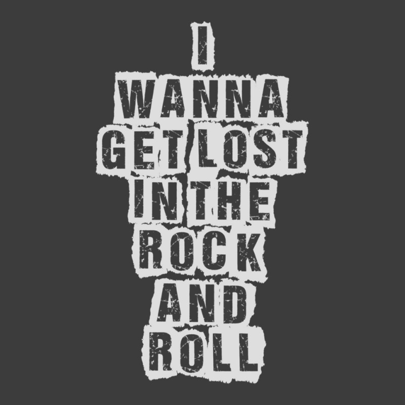 I Wanna Get Lost In The Rock And Roll - Printed On Back Men's Polo Shirt | Artistshot