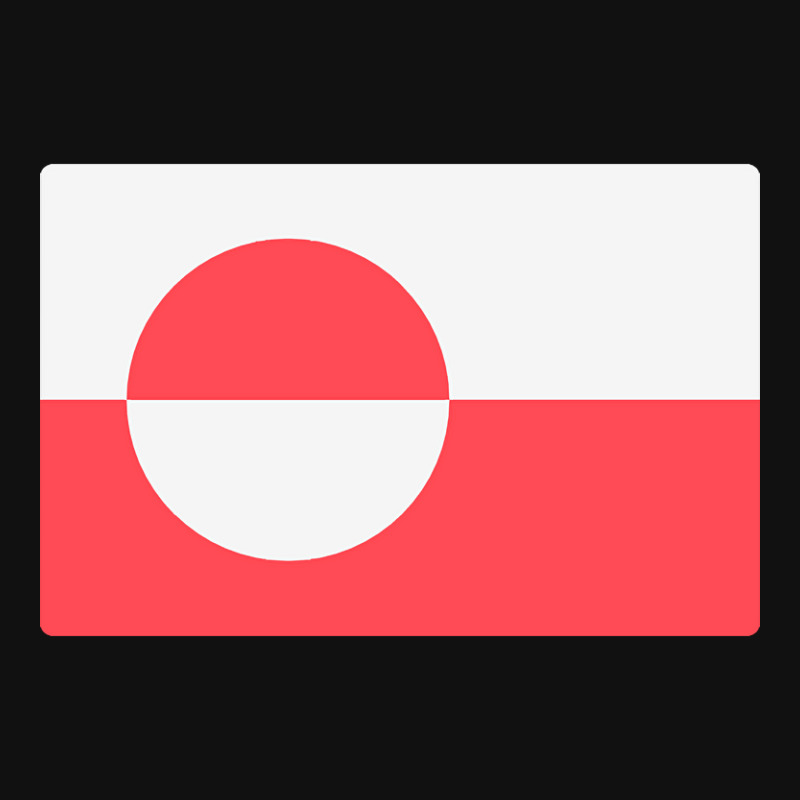 Awesome Greenland Flag Motorcycle License Plate | Artistshot