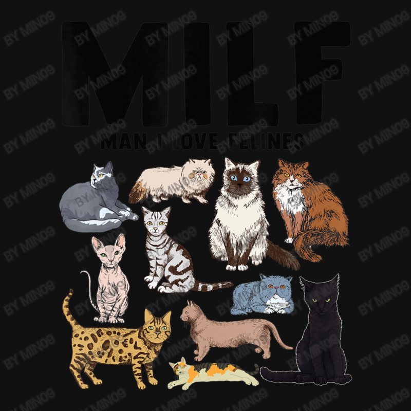 Milf Man I Love Felines Cat Vintage Graphic T-shirt | Artistshot