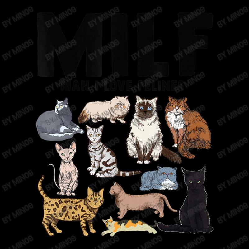 Milf Man I Love Felines Cat Vintage Pocket T-shirt | Artistshot