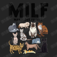 Milf Man I Love Felines Cat Vintage 3/4 Sleeve Shirt | Artistshot