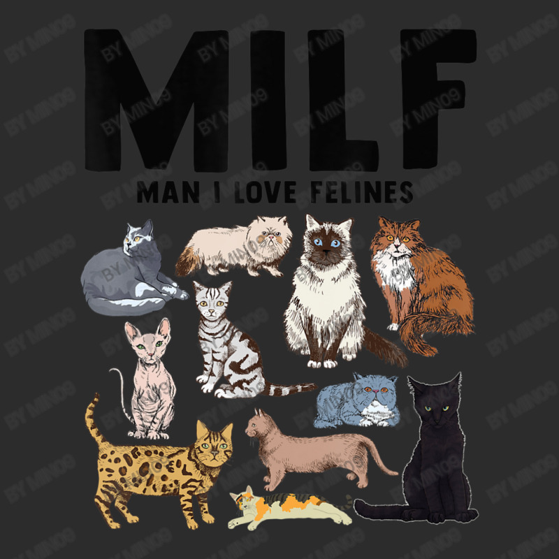 Milf Man I Love Felines Cat Vintage Exclusive T-shirt | Artistshot