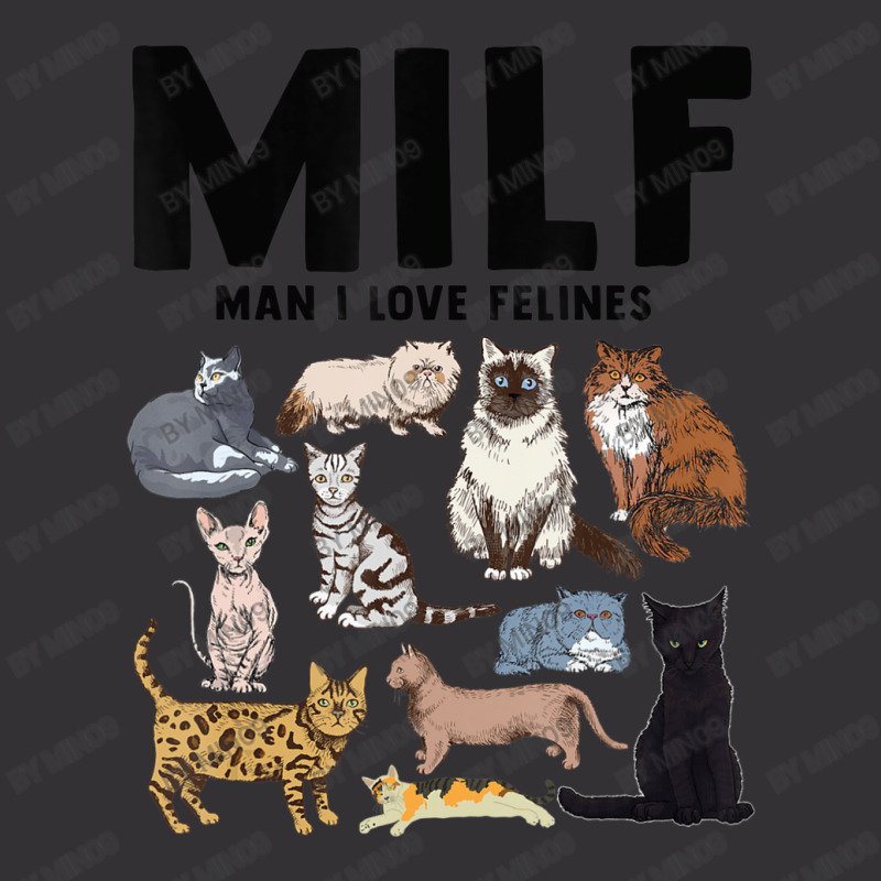 Milf Man I Love Felines Cat Vintage Vintage Short | Artistshot