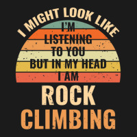 I'm Not Listening In My Head Funny Rock Climbing Gift Full-length Apron | Artistshot