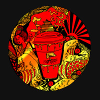 Gold And Red Coffee In Japan Graphic Youth T-shirt | Artistshot