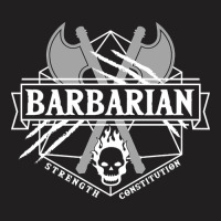 Barbarian (white) T-shirt | Artistshot