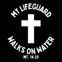 My Lifeguard Walks On Water Jesus Christ Christian Faith Youth Zipper Hoodie | Artistshot