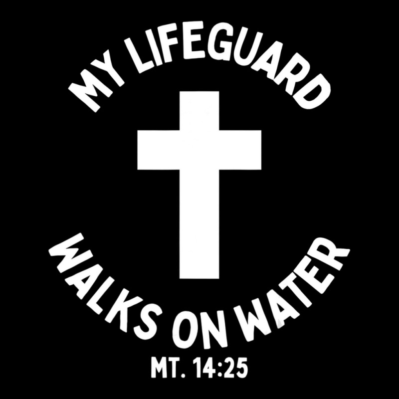 My Lifeguard Walks On Water Jesus Christ Christian Faith Youth Zipper Hoodie by Min06 | Artistshot