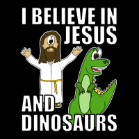 I Believe In Jesus And Dinosaurs Funny Christian Humor Lightweight Hoodie | Artistshot