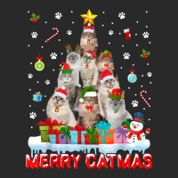 Funny Siberian Cat Lovers Cute Holiday Christmas Tree T Shirt Printed Hat | Artistshot