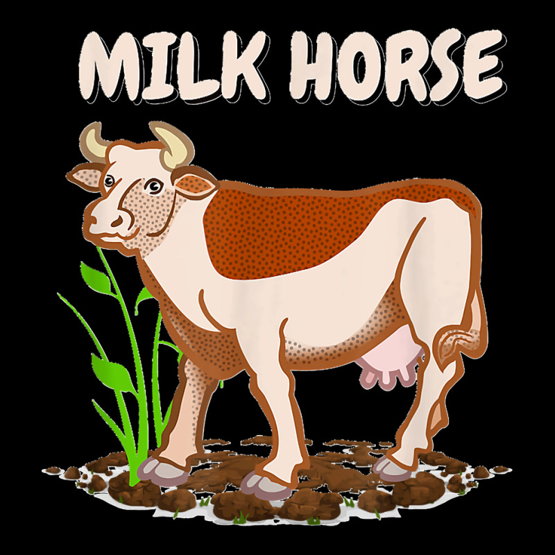 Milk Horse Funny Cow Wrong Animal Name Joke V-Neck Tee by JOSEPHDOMINICWILLIS | Artistshot