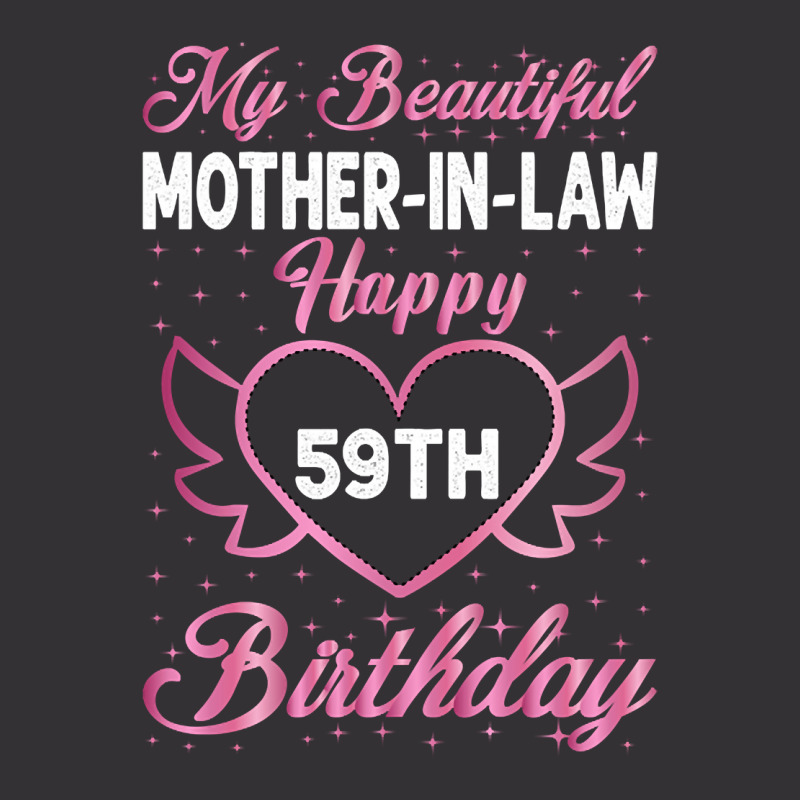 Mother In Law Birthday 59th Vintage Hoodie And Short Set | Artistshot