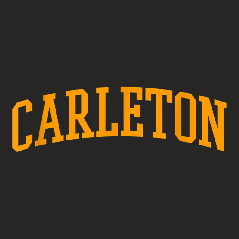 Carleton Athletic Arch College University Style Ladies Fitted T-Shirt by AndrewRobertHenzel | Artistshot