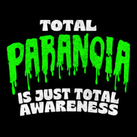 Total Paranoia True Crime Fanatic Quote Adjustable Cap | Artistshot