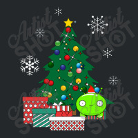 Mooncake Around The Christmas Tree Final Space Crewneck Sweatshirt | Artistshot