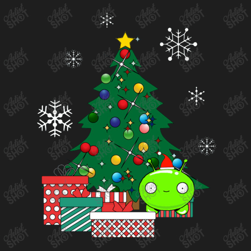 Mooncake Around The Christmas Tree Final Space Classic T-shirt by dominobabuk | Artistshot