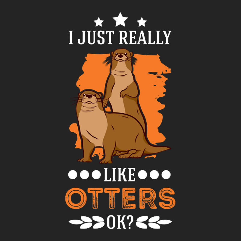 I Just Really Like Otters Otter Sea-zcgpy 3/4 Sleeve Shirt by Jerhogen528 | Artistshot