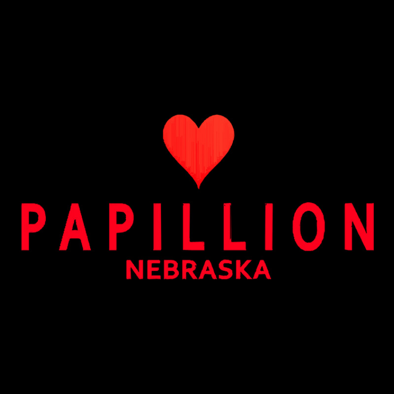 Papillion Nebraska With Heart Adjustable Cap by AbeaJuanje | Artistshot