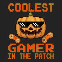 Kids Halloween Coolest Gamer In The Patch Boys Girls Pumpkin 3/4 Sleeve Shirt | Artistshot