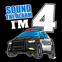 Kids Police Car 4th Birthday Boy 4 Cop Policeman Officer Four Lightweight Hoodie | Artistshot