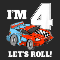 Kids Race Car 4th Birthday Boy 4 Four Year Old Racing Car Men's T-shirt Pajama Set | Artistshot