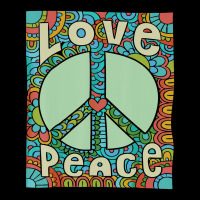 Peace Sign Love 60s 70s Tie Die Hippie Costume Lightweight Hoodie | Artistshot