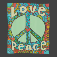 Peace Sign Love 60s 70s Tie Die Hippie Costume Vintage T-shirt | Artistshot