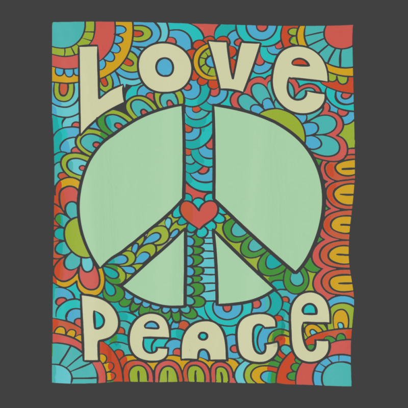 Peace Sign Love 60s 70s Tie Die Hippie Costume Vintage T-shirt | Artistshot