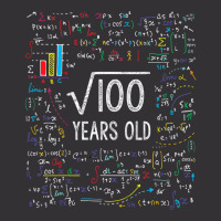 Kids Square Root Of 100 10th Birthday 10 Year Old Gifts Math Bday Vintage Short | Artistshot