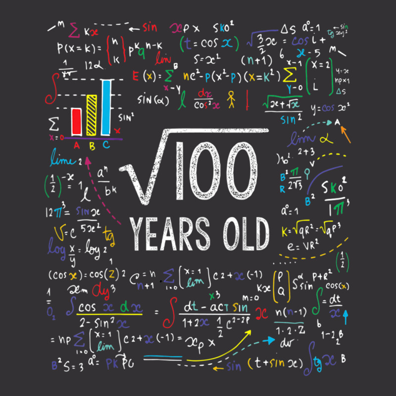 Kids Square Root Of 100 10th Birthday 10 Year Old Gifts Math Bday Vintage Short | Artistshot