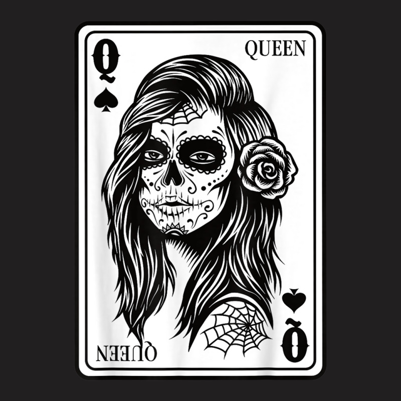 King And Queen Skull - 12 Card Hearts Flush Couple Matching T-shirt | Artistshot