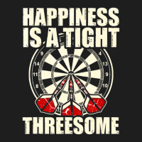 Darts Funny Happiness Is A Tight Threesome Club Gif Classic T-shirt | Artistshot