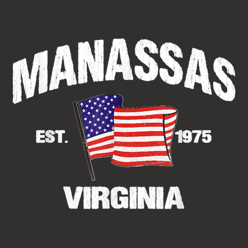 Manassas Virginia Va Usa Stars & Stripes Vintage Style Champion Hoodie by ISAIASSANTIAGO | Artistshot