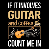 If It Involves Coffee And Playing Guitar Guitarist Adjustable Cap | Artistshot