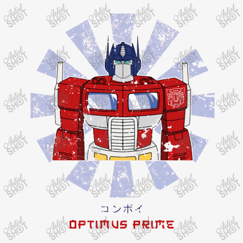 Optimus Prime Retro Japanese Transformers  Optimus Prime Ladies Fitted T-Shirt by dominobabuk | Artistshot