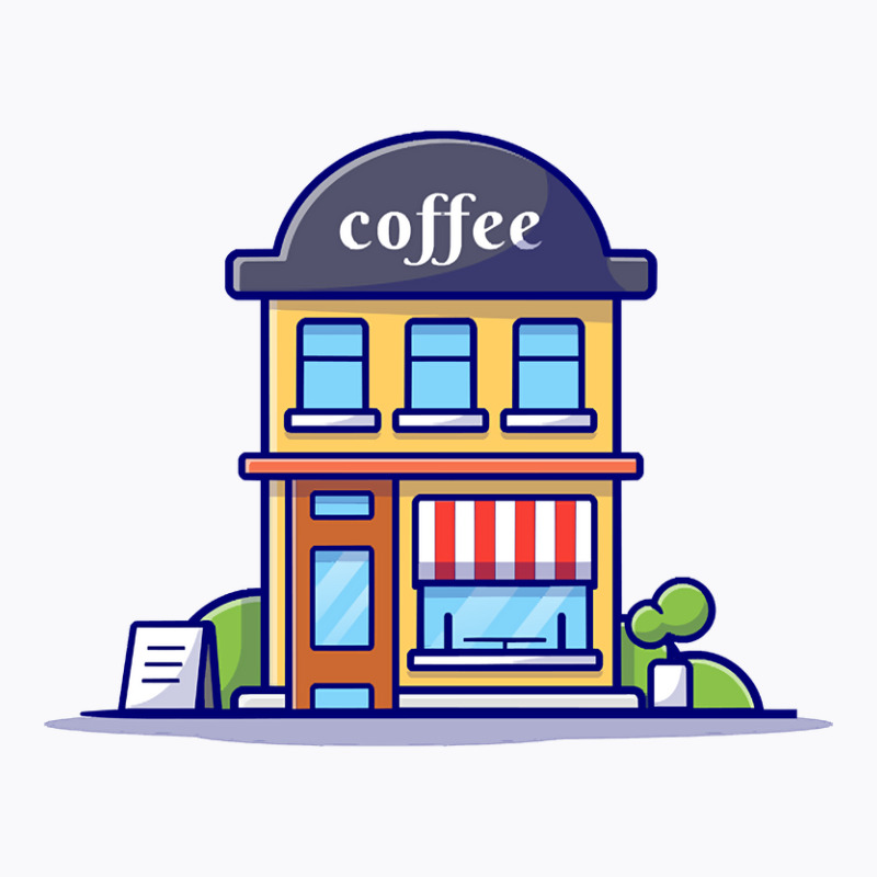 Coffee Shop Cartoon T-shirt | Artistshot