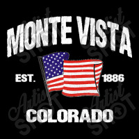 Monte Vista Colorado Co Usa Stars & Stripes Vintage Style Premium Adjustable Cap | Artistshot