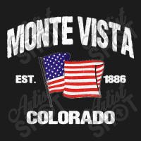 Monte Vista Colorado Co Usa Stars & Stripes Vintage Style Premium Hoodie & Jogger Set | Artistshot