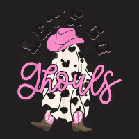 Let’s Go Ghouls Halloween Spooky Western Cowgirl Retro T-shirt | Artistshot