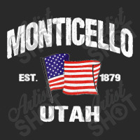 Monticello Utah Ut Usa Stars & Stripes Vintage Style Printed Hat | Artistshot